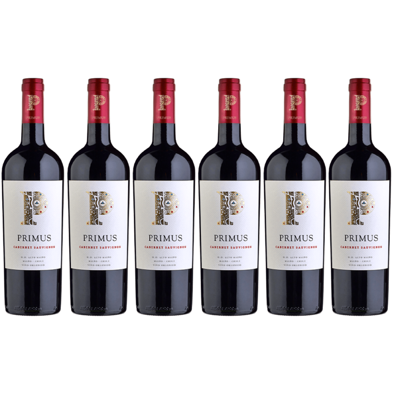 6x Primus Cabernet Sauvignon, Orgánico